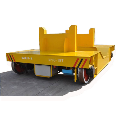 Accurate stopping electric rail transfer cart