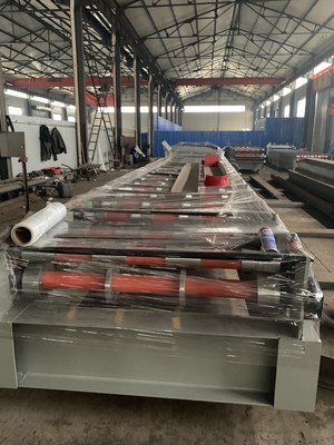 0.3 - 0.8mm Thickness Double Layer Roll Forming Machine For Hydraulic Tile Pressing